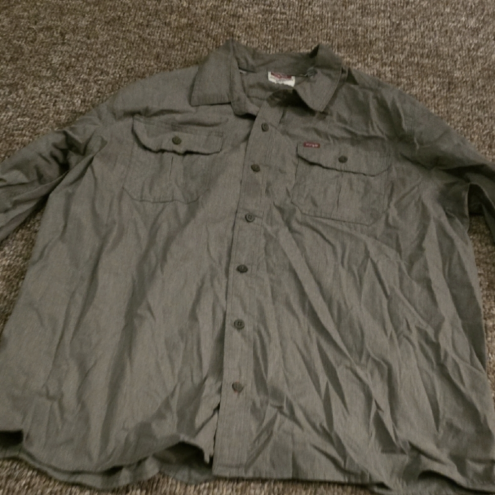 Wranglar Levi's Gray Button-Up Shirt2698